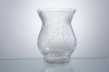 Chinese crackle glass candle holder