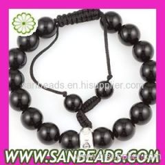 Black Round BeadsThomas Sabo Bracelet