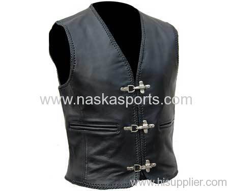 Leather vest