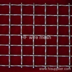 electro galvanized crimped square wire mesh