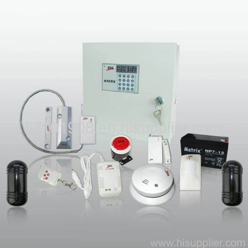 Long Distance Dual Network Alarm System with 8/16 Wired zone and 99 Wireless Zone