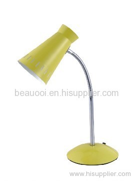 iron flexible neck study led table lamp