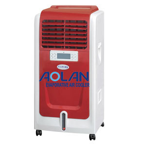Evaporative air cooler for household