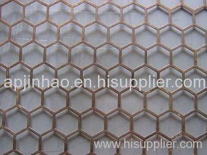 Hexagonal-Hole Perforated Sheet