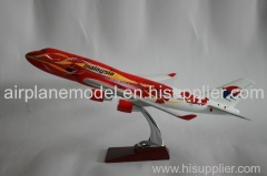 model aircraft B747-400 Malaysia 47CM