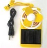 Solar-powered portable fan