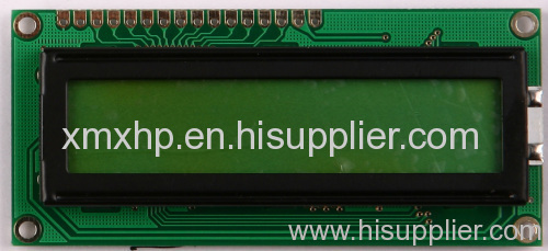 STN character LCD module with LED backlight
