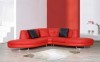 Italy top-grain leather sofa