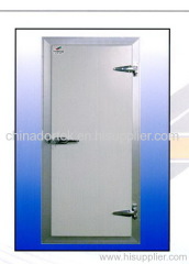 hinged freezer doors with pre-coated steel door panels