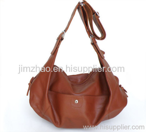 full leather woman bag