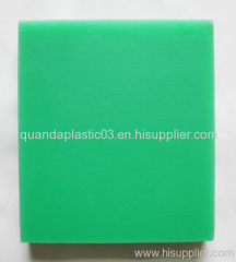 green UHMW PE sheet