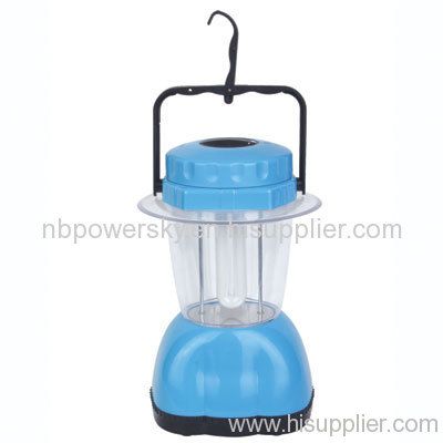 7W Energy Saving Fluorescent Rechargeable Solar Camping Lantern