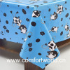 Pvc Table Cloths With Flannel Backing Or Non-woven Backing