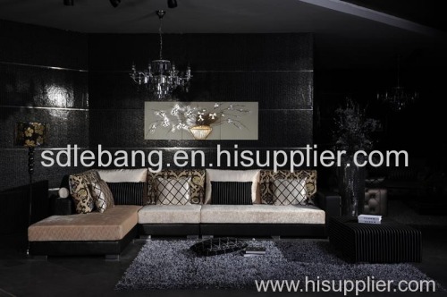 Luxurious fabric sofa S-1241