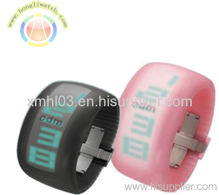 Silicone LED watch