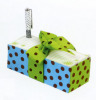 Promotion memo cube with pen holder