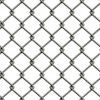galvanized and green Chain link fence mesh