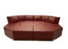top grain leather sofa(JJ167)