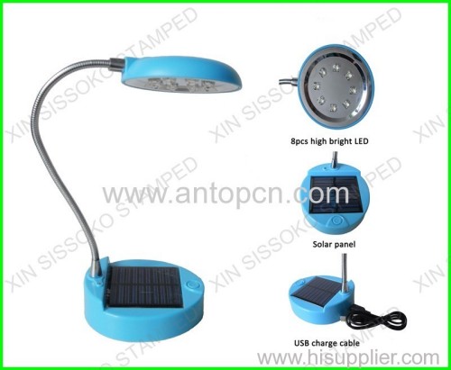 8LED solar table lamp