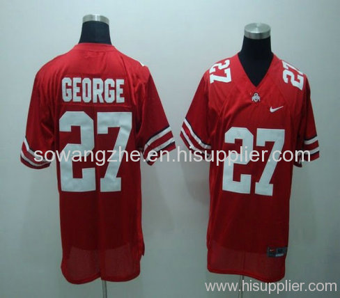 NCAA 27 George Red NFL Jerseys