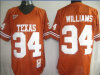 NCAA 34 Williams Orange M&N NFL Jersey