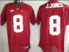 NCAA Alabama Crimson 8 J.Jones Red NFL Jerseys