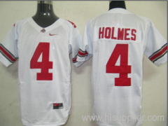 NCAA Ohio State 4 Holmes White NFL Jerseys