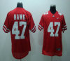 NCAA Ohio State 47 Hawk red NFL Jerseys