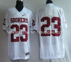 NCAA Oklahoma Sooners 23 White NFL Jerseys