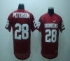 NCAA Oklahoma Sooners 28 PETERSON Red NFL Jerseys