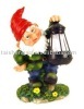 Solar Gnome Statue with Lantern