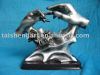 Silver-imitation hands Resin Crafts