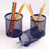 Metal mesh pen holder