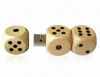 Wooden Dice shape promotion USB drives