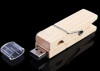 Wooden clips shape promotion USB drives