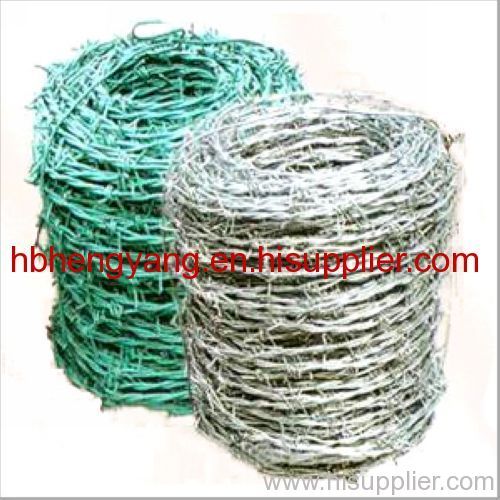 PVC coated & Galvanized barbed wire