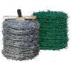 PVC coated & Galvanized barbed wire fence