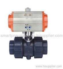 JM Product Details Pneumatic Plastic Ball Valve