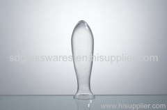 oval glass vase