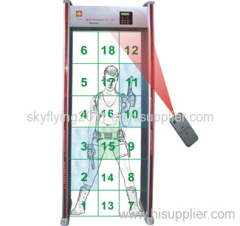 SF-500 18 Zones(LCD) Walk through metal detector