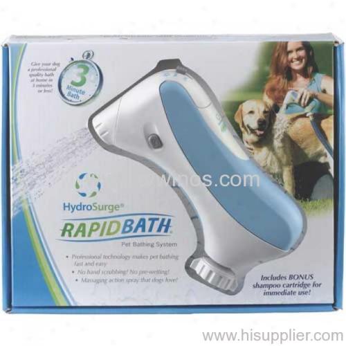 The Hydrosurge Rapid Bath Dog Bathing System