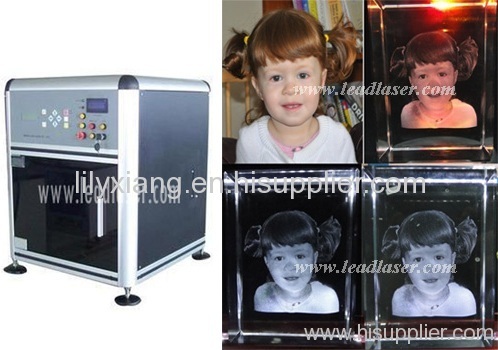 3D Photo Portrait Crystal Laser Engraving Machine