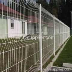 Welded mesh fence