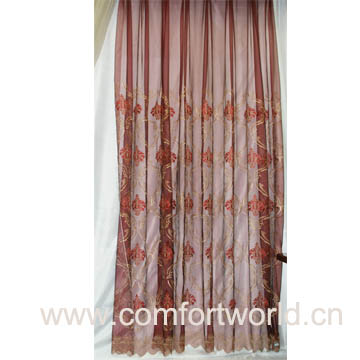 Embroidery Curtain Fabric