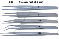 Tweezers Anti Magnetic Set