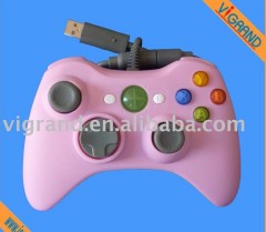 wired controller for xbox360 with many colors and made of ABS