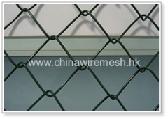 Black Vinyl Coated Chain Link Fence