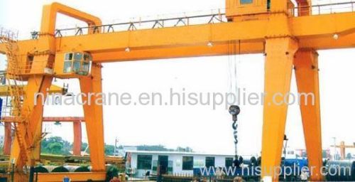 Double beam door crane