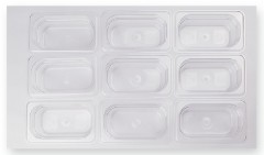 polycarbonate food pans with lid w/o handle