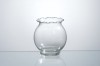 round glass candle holder